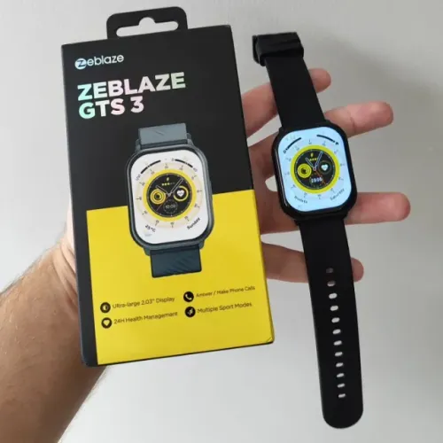 Relógio Smartwatch Zeblaze GTS 3 - Bateria Até 15 Dias