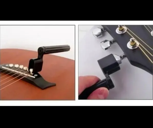 Encordoador manual manivela para instrumentos de corda