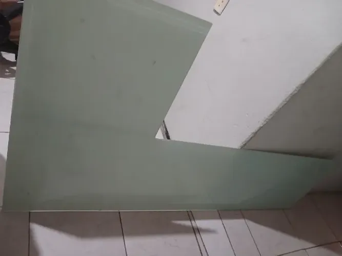 Balcão de vidro