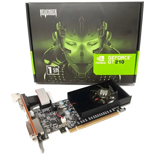 Placa de Vídeo NVIDIA GeForce 1GB, GT-210/1G, DDR3, 64 BIT - Revenger