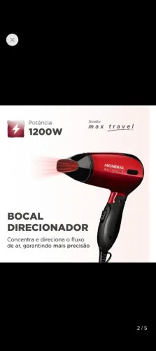 Secador portatil mondial