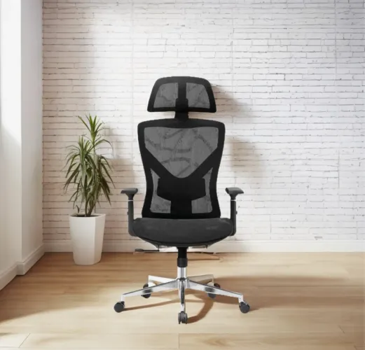 CADEIRA PRESIDENTE TODA EM TELA MESH C1000 LOJA IKONMIXOFFICE