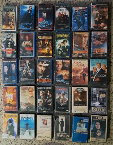 Lote de VHS originais de Filmes