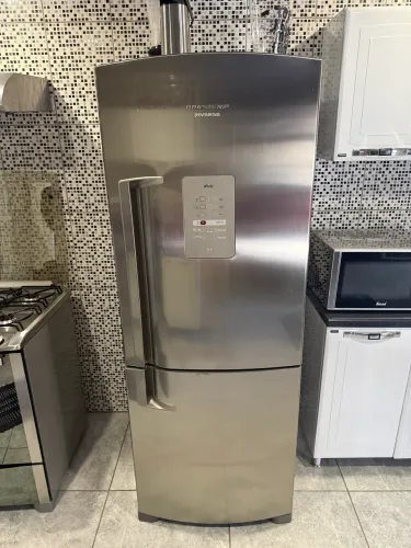 Geladeira Brastemp Frost free Inverse Inox