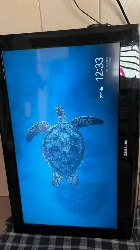 TV Samsung 32 LCD Completa com Base Original - Funcionando Perfeitamente