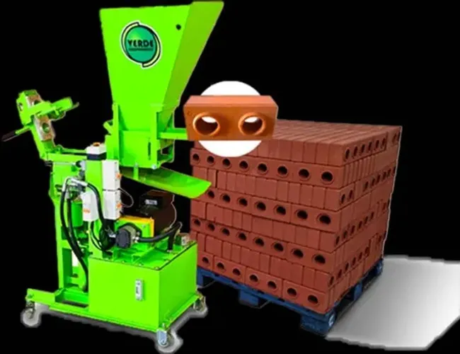 Prensa Hidráulica Tijolos ecológico (Verde equipamentos)