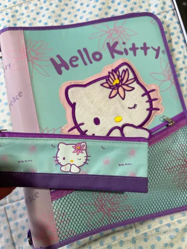 fichário hello kitty vintage anos 2000 modelo 2005