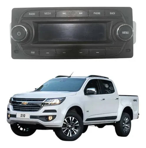 Rádio Bluetooth Chevrolet S10 2017 2018 2019 2020 2021 