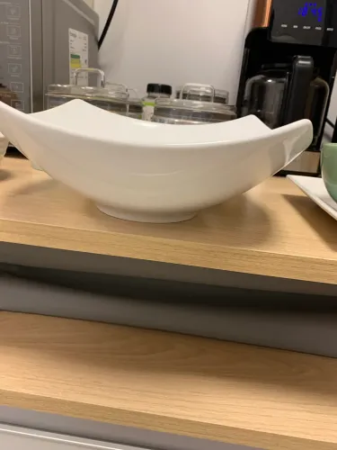 Saladeira / Centro de Mesa em Porcelana Branca - Simple Dining