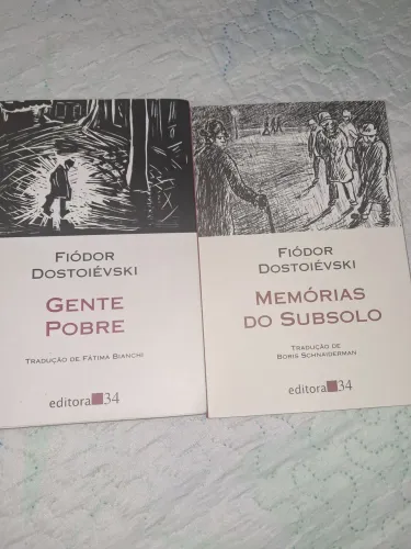Fiódor Dostoiévski (Gente pobre e memórias do subsolo)(R$35 cada)