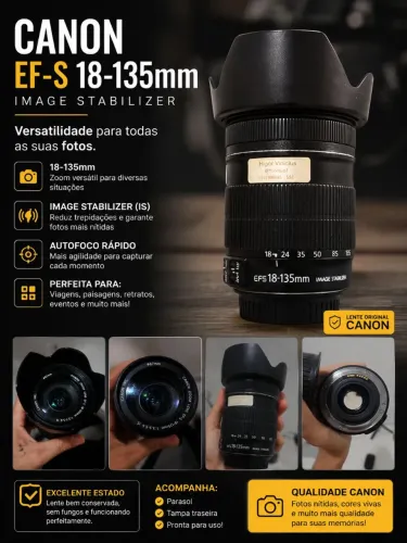 CANON EF-S 18-135mm<br><br>IMAGE STABILIZER