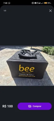 Bagé para entregar  110 litros 