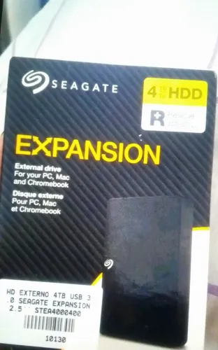 Hd externo 4tb USB 3.0 Seagate expansion