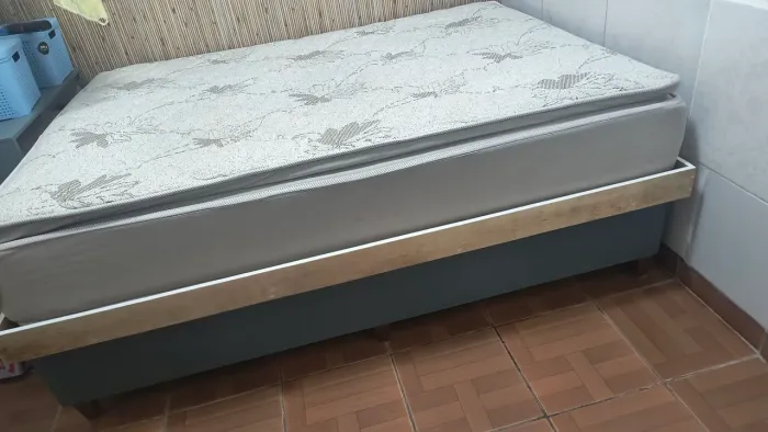 Cama box baú casal e colchão