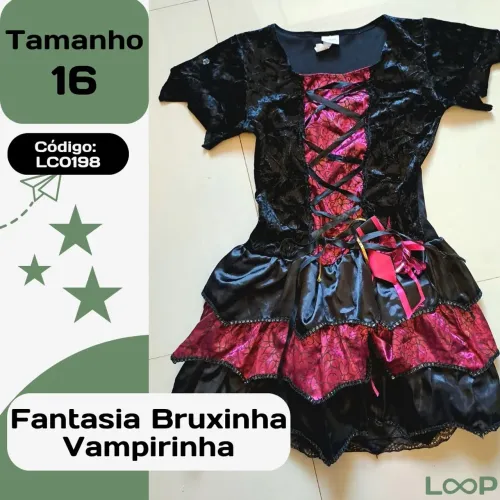 Fantasia Bruxinha Vampirinha 