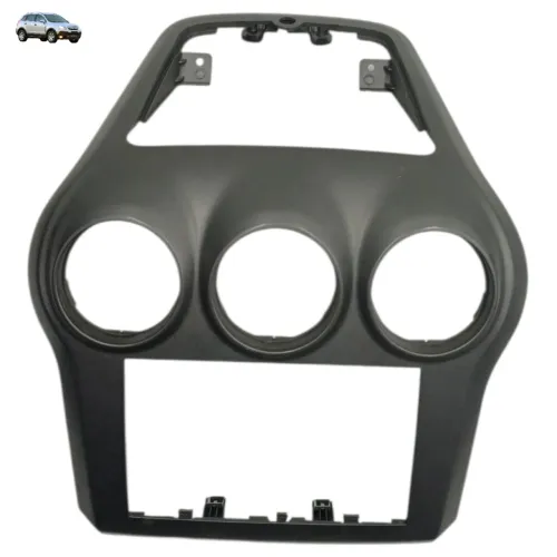 Moldura Central Painel Gm Captiva 2008 2009 2010 2011 2012 - Cinza - Moldado
