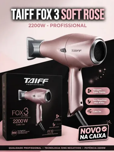 Secador taiff fox 3  profissional. 
