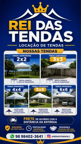 Aluguel todos tamanho de tendas, 2x2,4x4, 5x5,6x6,8x8