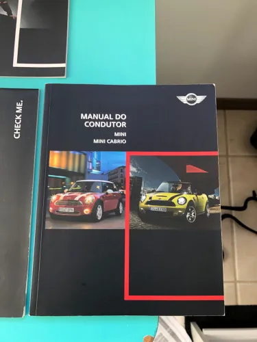 Manual Mini Cooper S + Chave reserva 