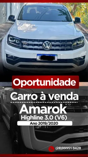 Volkswagen Amarok Highline CD 3.0 4X4 TB Dies. Aut. 2020