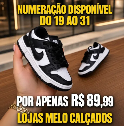 Tênis Baby ao Infantil 19 ao 33