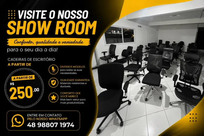 Cadeiras de Escritório Semi Novas | Presidente, Executiva e Mesh