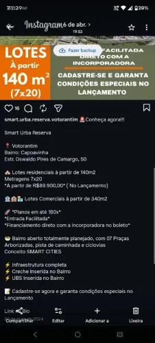 Passo terreno pra assumir dívida