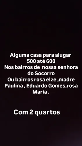 Casa para alugar (procurando