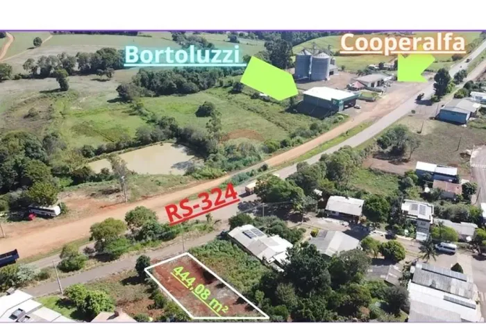 Terreno Residencial e comercial e Bem Localizado em Três Palmeiras RS.