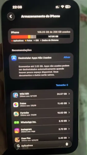 iPhone 14 Pro Max 256GB Branco Dourado