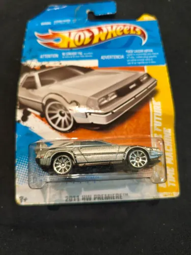 Hot Wheels DeLorean De volta para o futuro temático raro