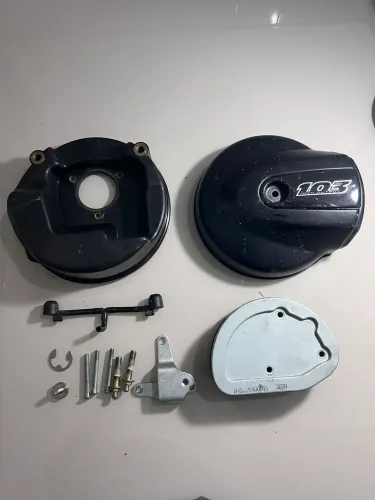 Caixa filtro de ar completa twin cam 103 softail / touring