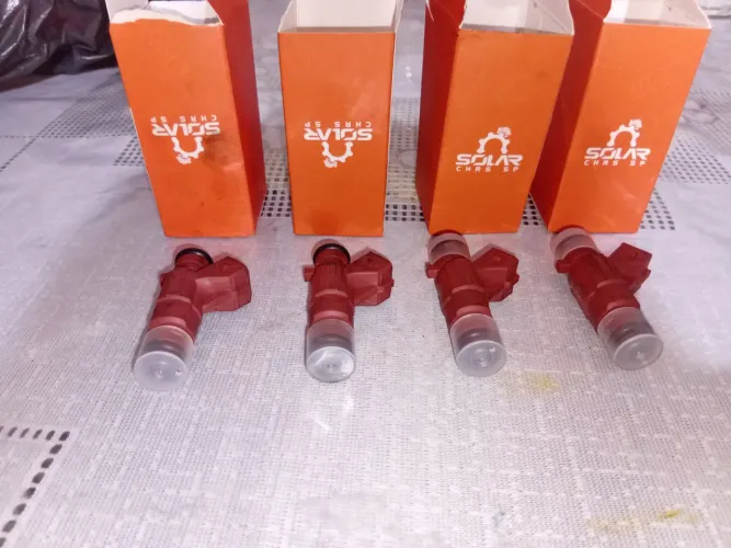 4 bicos injetores flex . ( usados, funcionando)