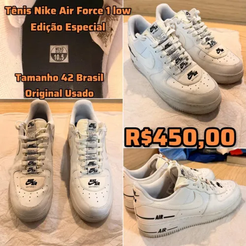 Nike Air Force 1 Low edição especial tamanho 42 Brasil 