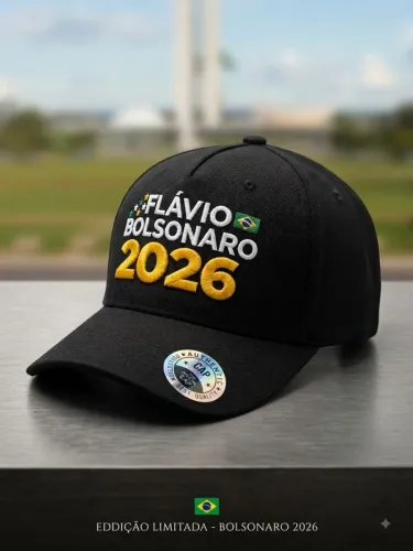 Boné Flávio Bolsonaro 2026