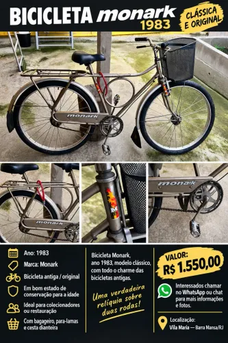 Monark relíquia 1983