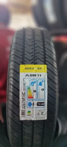 225/75R16c 10 lonas Austone pneu novo aro 16 de carga
