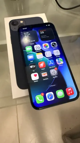 iPhone 13 512gb Preto Seminovo 85% Bateria