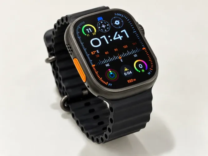 Apple Watch Ultra 3 - Black Titanium - Impecável + Garantia até 06/2027