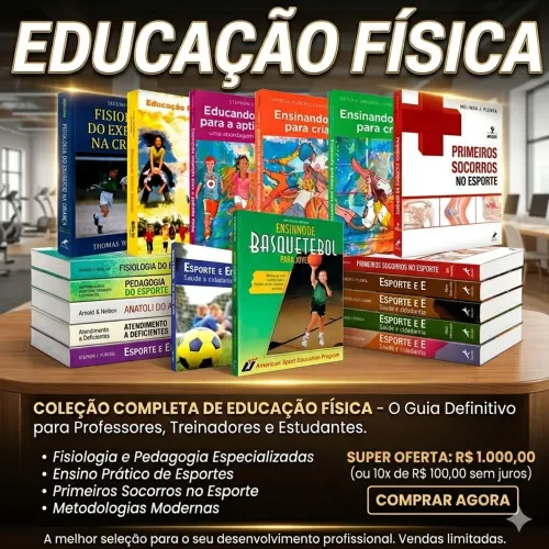 Coleção de livros - Educação física/Licenciatura - (Com Nota Fiscal)