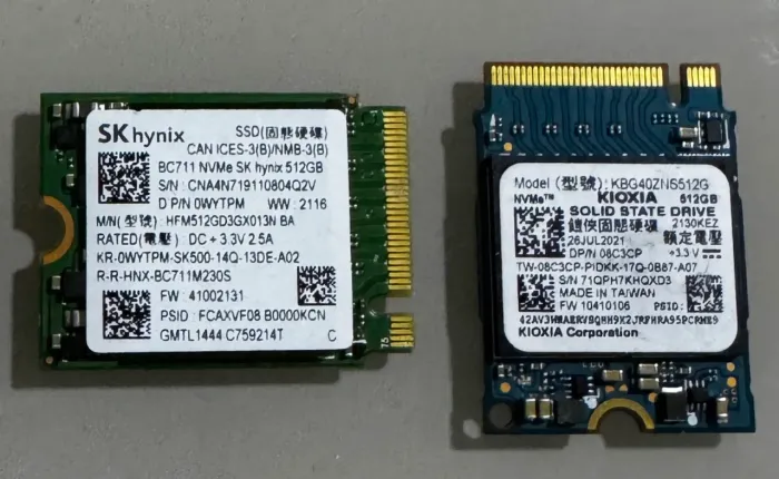 512GB SSD NVME M.2