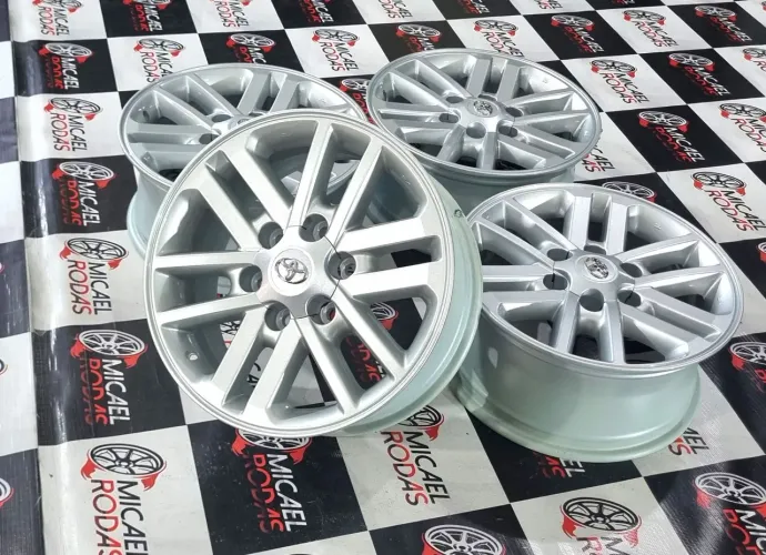 Jogo de Rodas aro 17" Toyota Hilux Sw4 6x139 Originais Zeradas (enviamos a todo Brasil)