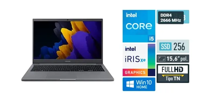 ? NOTEBOOK SAMSUNG BOOK i5 ? RÁPIDO, LEVE E PRONTO PRA TUDO! ?
