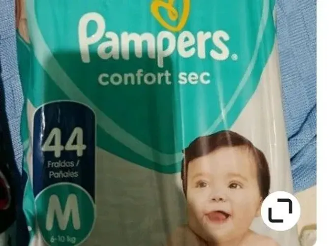 Fralda Pampers conforto sec M 44 unidades