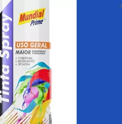 Tinta azul spray 400ml Azul Bandeira Mundial Prime