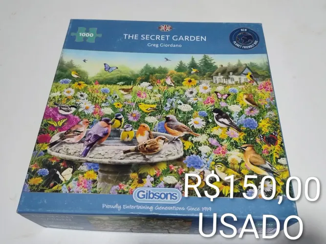 QUEBRA CABEÇA O JARDIM SECRETO 