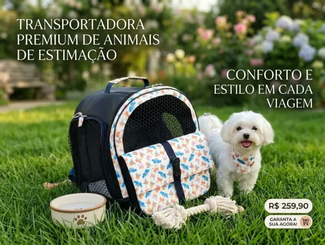 Mochila Transporte Pet Cachorro Gato Coelho