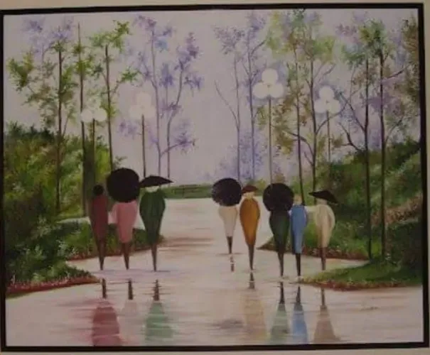 Quadro pintado a óleo
