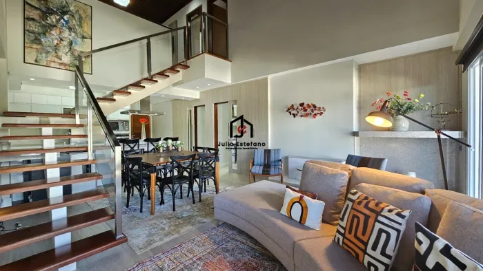 Cobertura duplex com 4 suítes no bairro Jardim Belvedere em Campos do Jordão