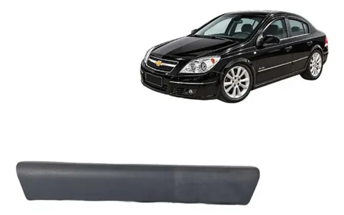 Acabamento Puxador Porta Traseira Direita Vectra Elite 2006 A 2011 Preto